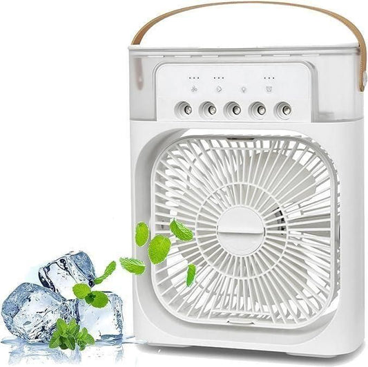 All-in-One portable  Cooler with Fan, with LED Features